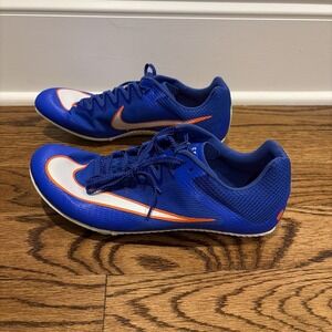Nike Zoom Rival Sprint Track Spikes Shoes Blue White Men's Size 9 DC8753-401